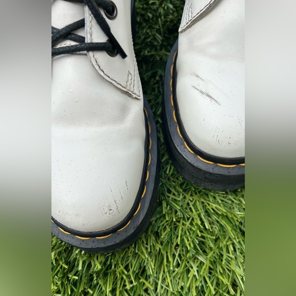Dr. Martens White Air Wair Jadon Polished Smooth Boot SZ 7 - Picture 6 of 14